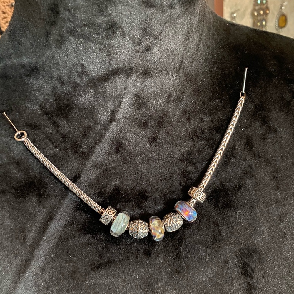 Camilia bracelet 925 sterling silver and beads bundle